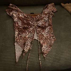 Chic Leopard Print Blouse